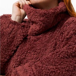Lululemon Warm Restore Sherpa Pullover Savannah size M/L